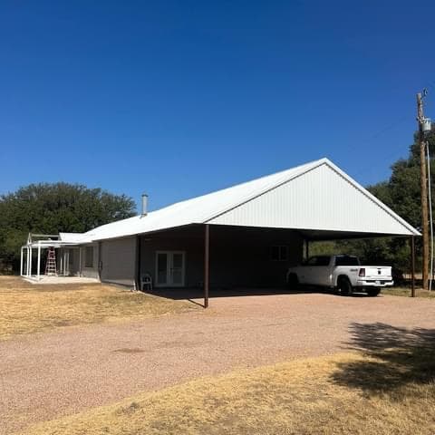 Carports fabricated by Jennings Welding