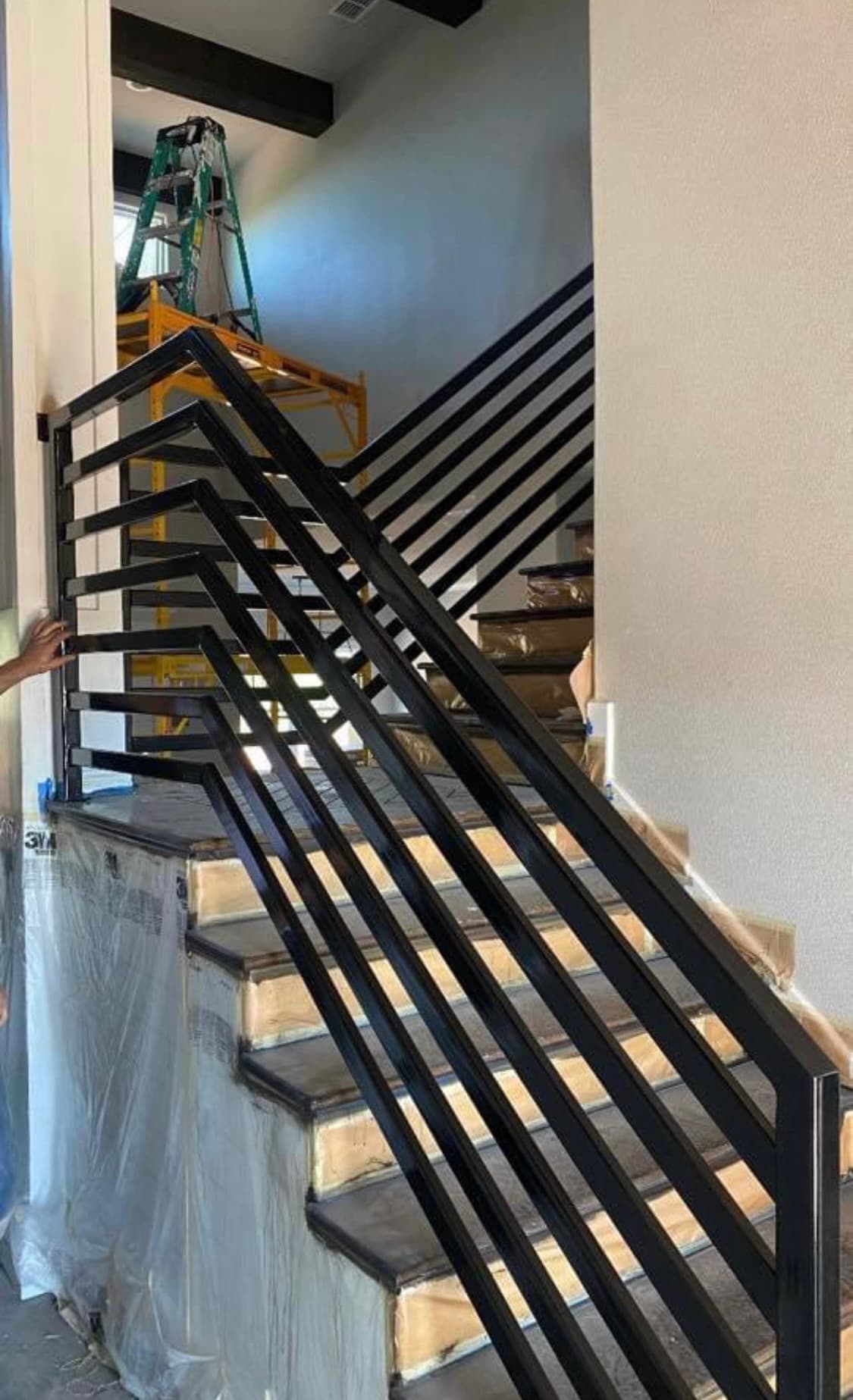 Handrails fabricated by Jennings Welding